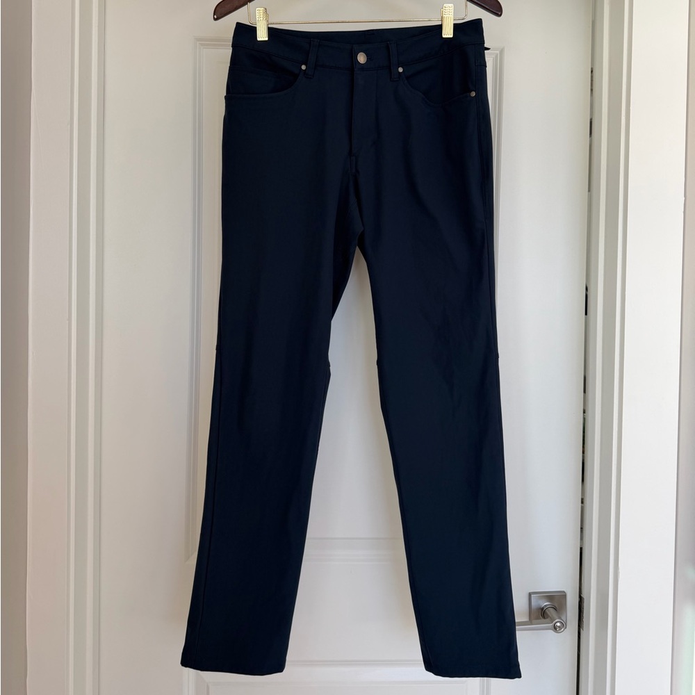 Lululemon ABC Classic Fit 5 Pocket Pant Warpstreme True Navy Men’s 32” Inseam - Picture 10 of 10